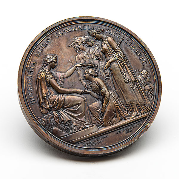 historical prize medal from 1851