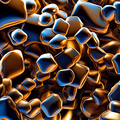 KI-gestützte Illustrationen auf der Grundlage von mikroskopischen Bildern von Materialien entwickelt von Freudenberg