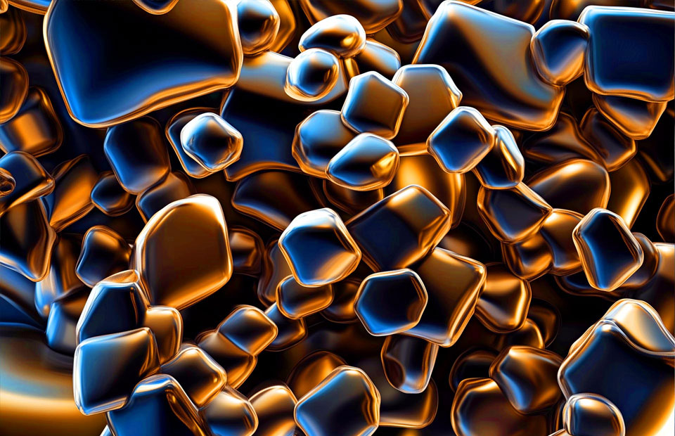 Enhanced illustration based on a microscopic image of a material created by Freudenberg