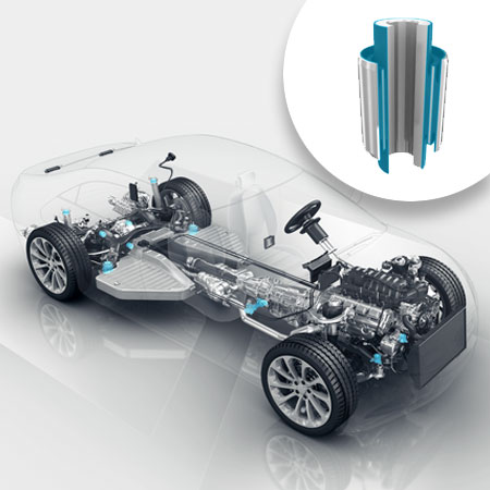 Image showing the basic structure of a car with focus on the engine