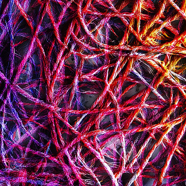 Enhanced illustration based on a microscopic image of a material created by Freudenberg