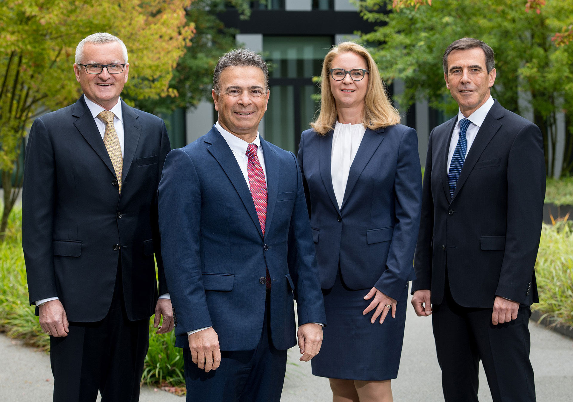 Group photo of the four board members