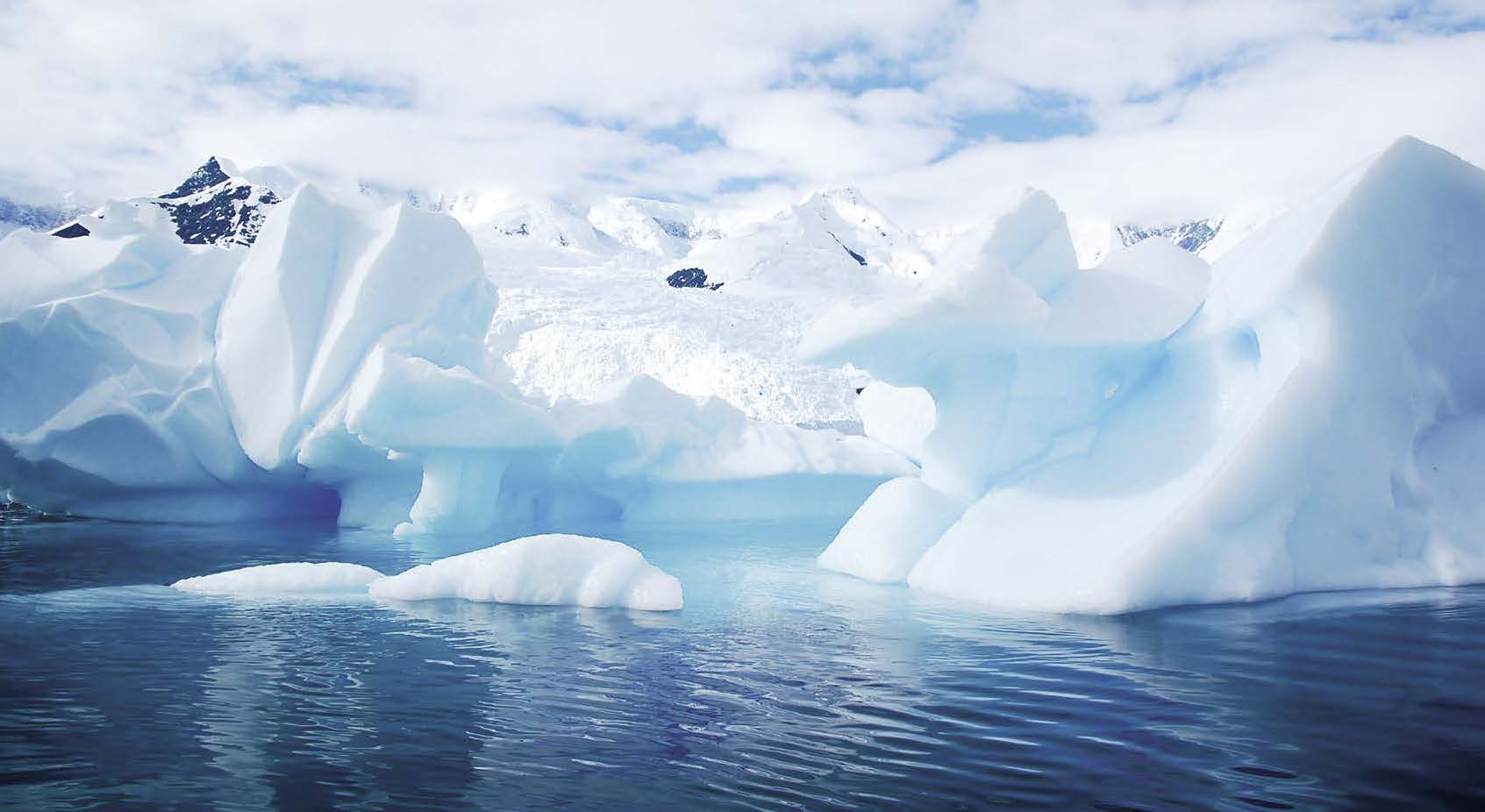 Sheets of polar ice