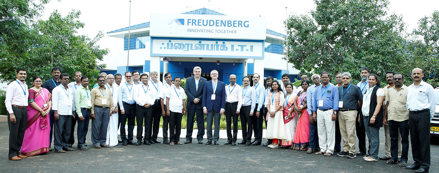 Group of people in front of building