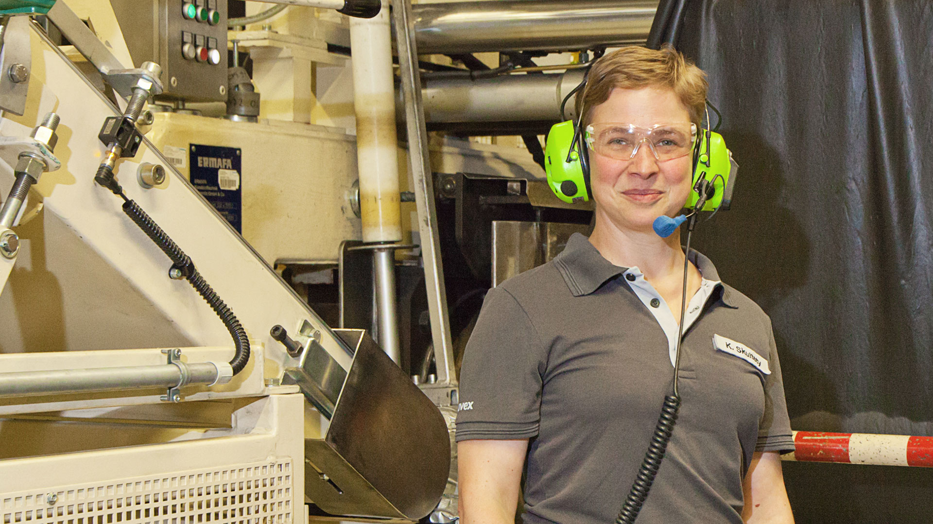 Kathleen Skultety at Freudenberg Sealing Technologies in Berlin-Adlershof