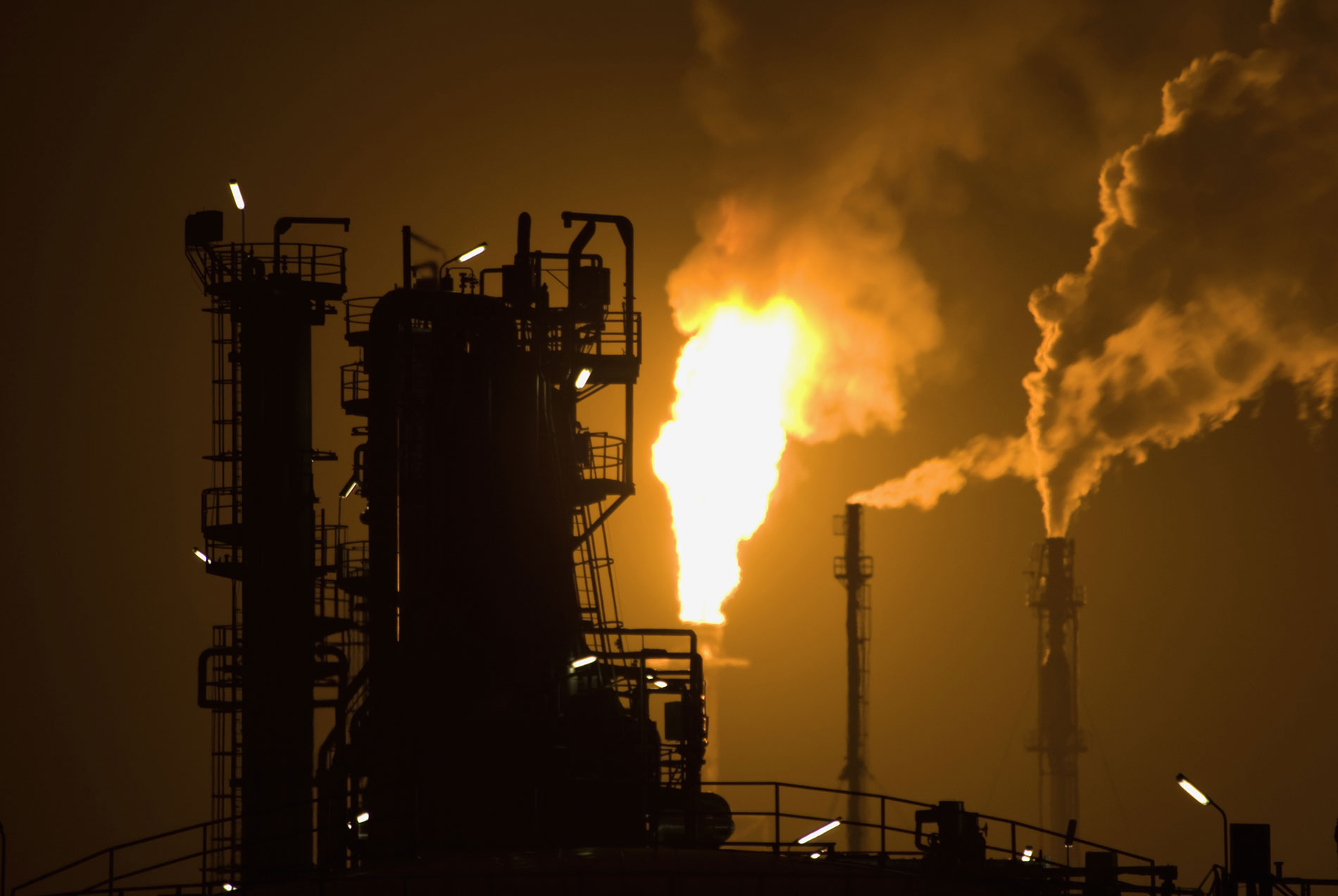 Überschuss - Flaring Flaring process